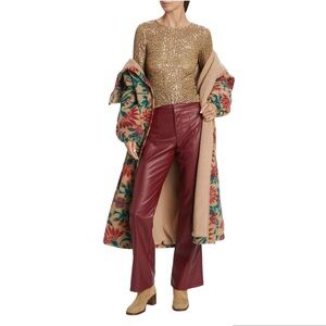 Free People | Gold Rush Top Gold Combo NWT